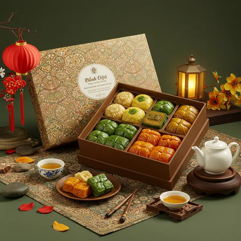 Bánh dẻo xuất hiện trong các buổi lễ Trung Thu truyền thống, tượng trưng cho sự đoàn viên và thịnh vượng.