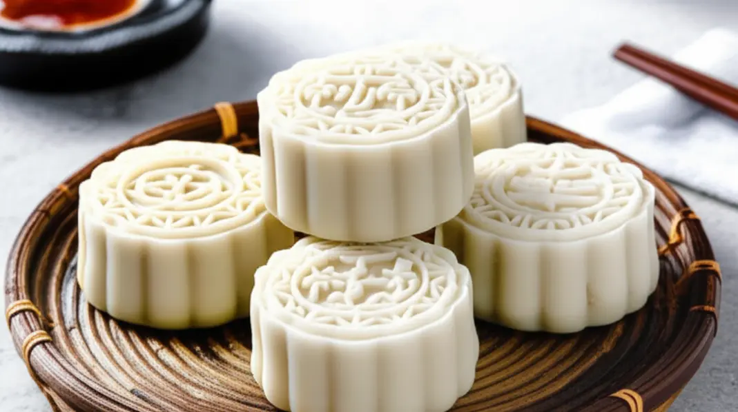 Hình ảnh gia đình truyền thống Việt Nam trong dịp Tết Trung Thu với bánh trung thu trang trí đẹp mắt.