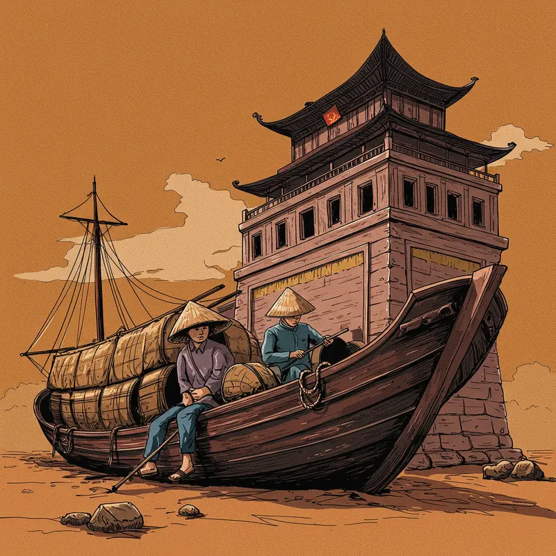 Bánh Trung Thu truyền thống và đèn ông sao trong lễ hội tại Việt Nam.