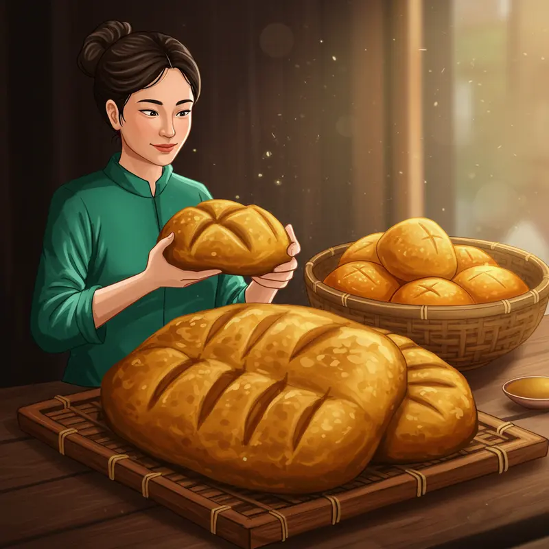 Mâm bánh Trung Thu kết hợp với các món ăn kèm truyền thống