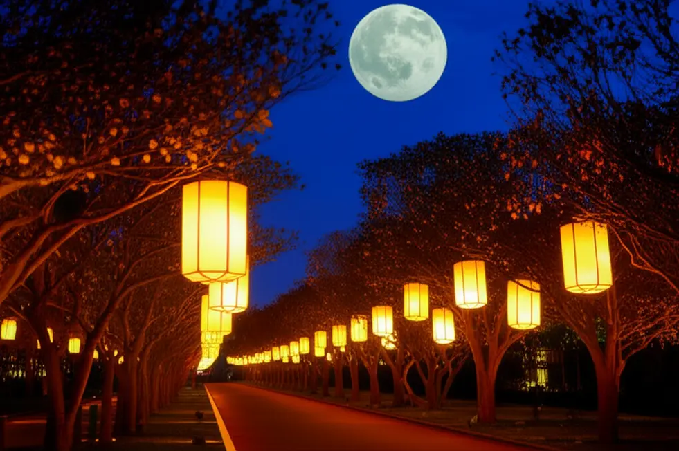 Lễ hội Tết Trung Thu truyền thống với không khí đầm ấm và vui tươi.