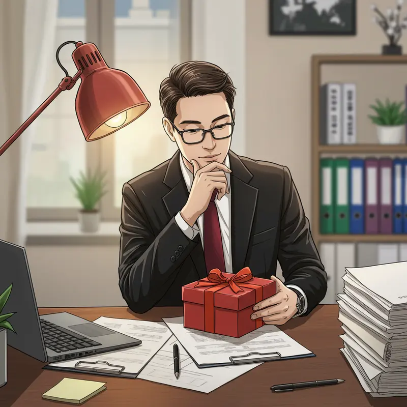 Bộ quà Trung Thu truyền thống với bánh trung thu, phong bao đỏ và đèn lồng.