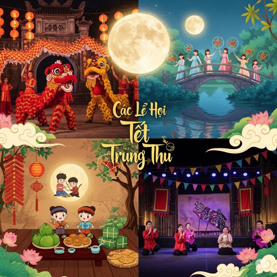 Các lễ hội Tết Trung Thu cổ truyền