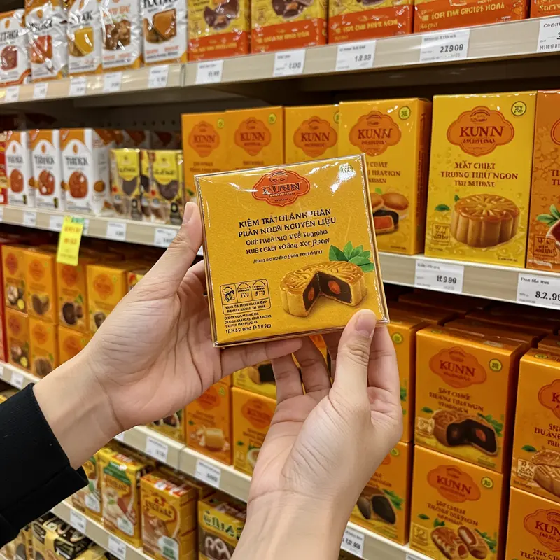 Các loại bánh Trung Thu truyền thống đa dạng với lớp vỏ vàng óng và nhân phong phú.