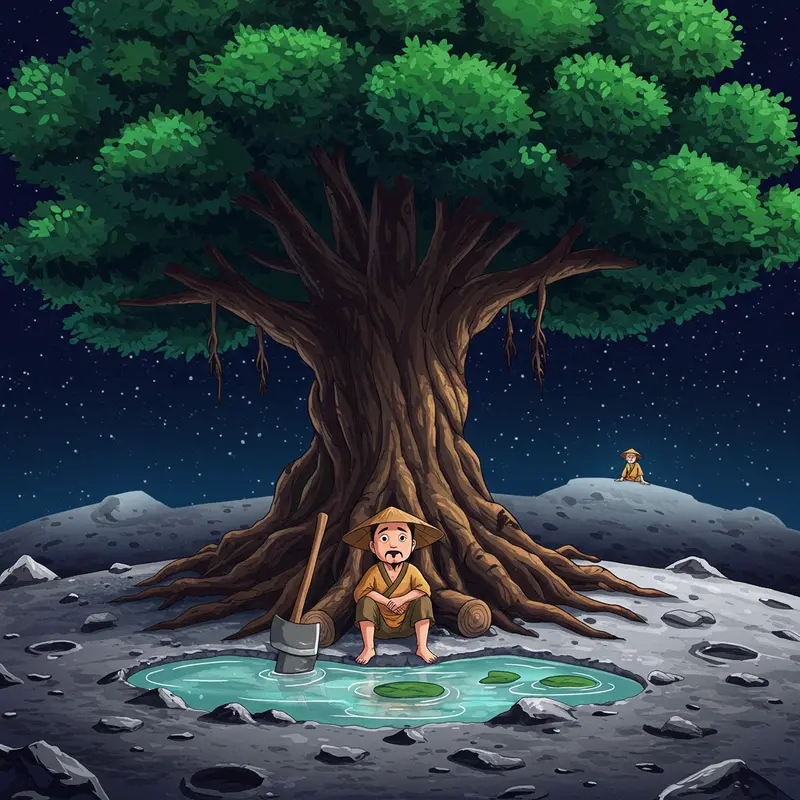 Chị Hằng, nàng tiên cung trăng – Biểu tượng của vẻ đẹp thuần khiết và nỗi nhớ trần gian.