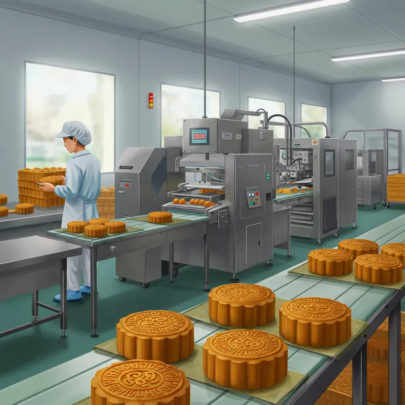 Gia đình Việt Nam quây quần bên bánh Trung Thu truyền thống dịp Tết Trung Thu