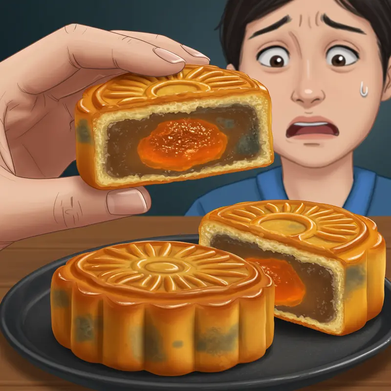 Bánh Trung Thu và hạn sử dụng được ghi trên bao bì