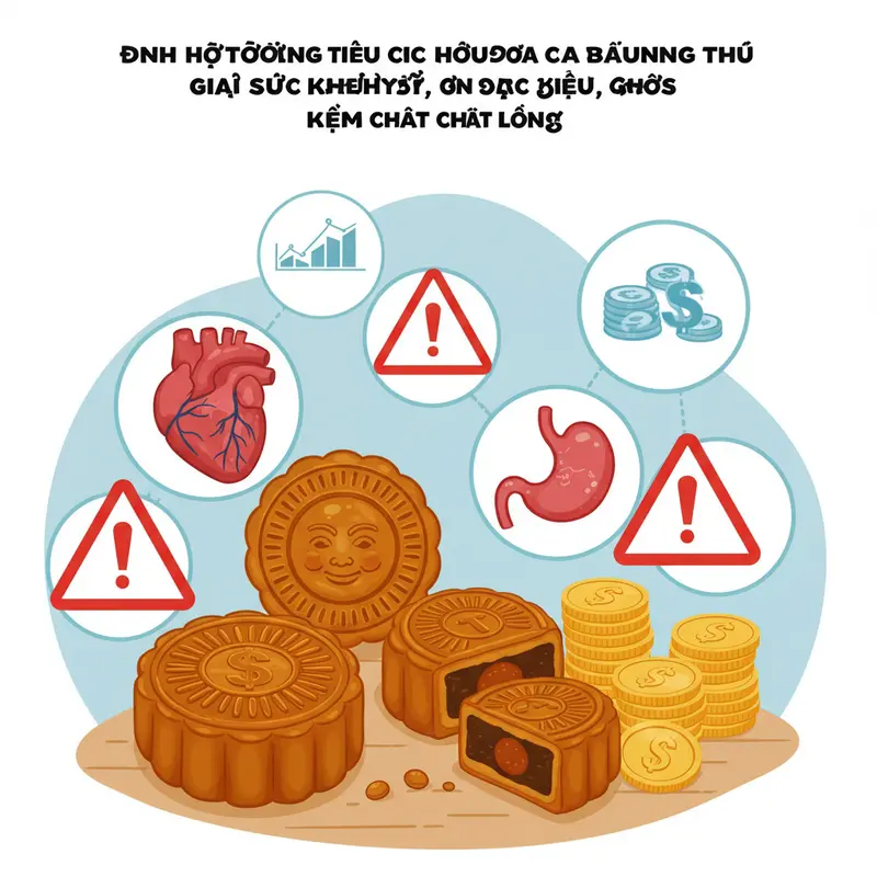 Bao bì bánh Trung Thu với tem nhãn và mã QR dùng để kiểm tra nguồn gốc sản phẩm.