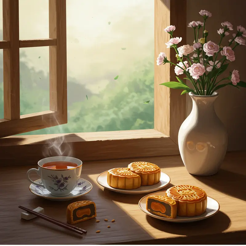 Các loại bánh Trung Thu truyền thống đa dạng về màu sắc và hương vị.