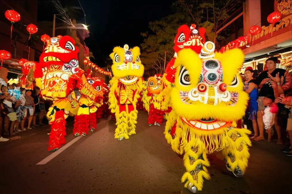 Gia đình làm lồng đèn Trung Thu truyền thống.