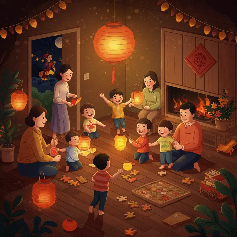 Gia đình lên kế hoạch tổ chức tiệc phá cỗ Trung Thu tại nhà.