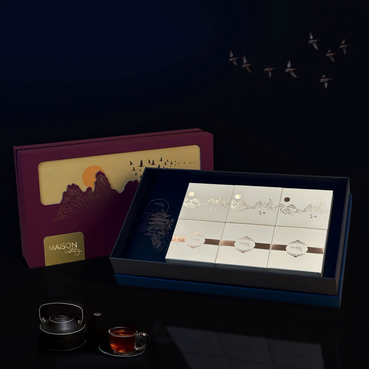 Hộp Bánh Trung Thu Maison Bình An - Bánh trung thu 125gr