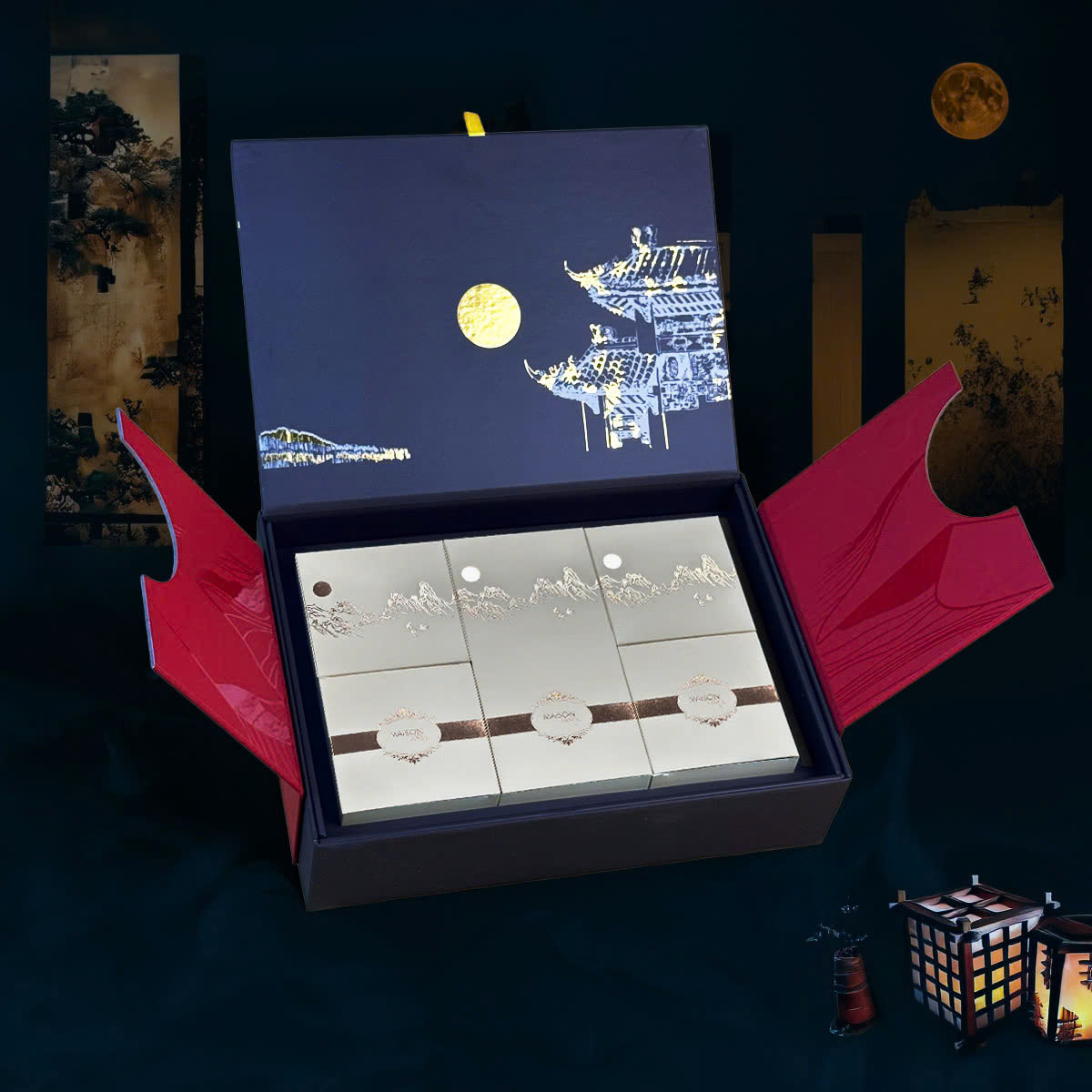 Hộp Bánh Trung Thu Cao Cấp Maison Trường An