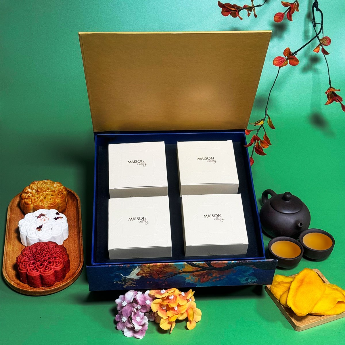 Hộp Bánh Trung Thu Maison Hạc Vũ