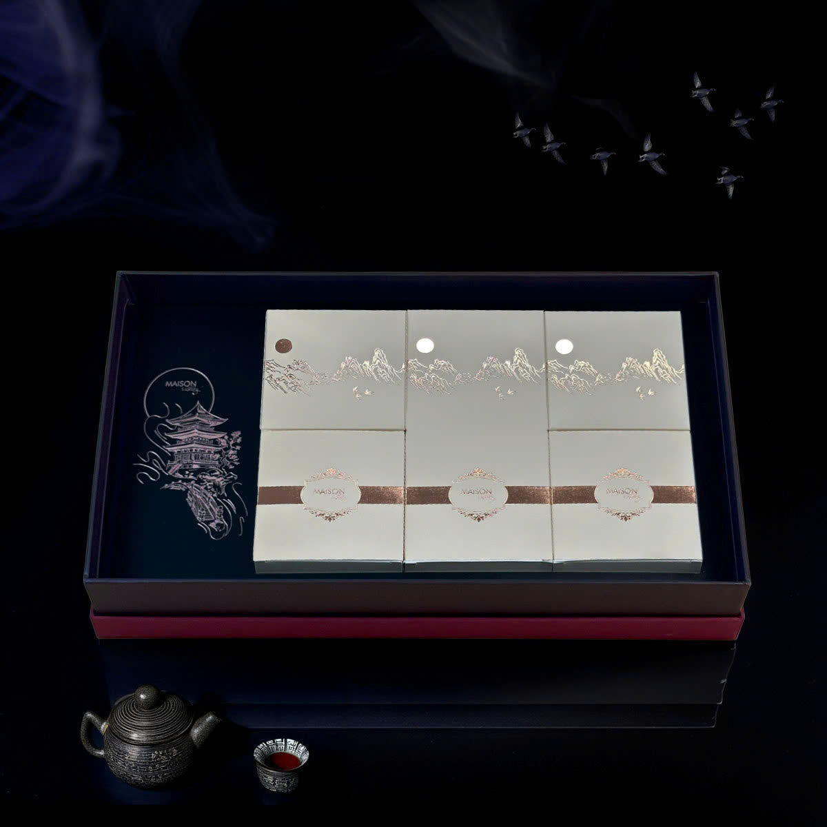 Hộp Bánh Trung Thu Maison Bình An - Bánh trung thu tặng người thân