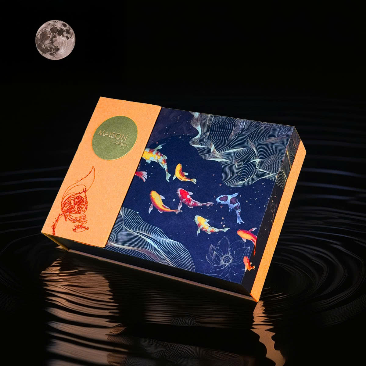 Hộp Bánh Trung Thu Maison Ngư Nguyệt- Bánh trung thu Doanh nghiệp