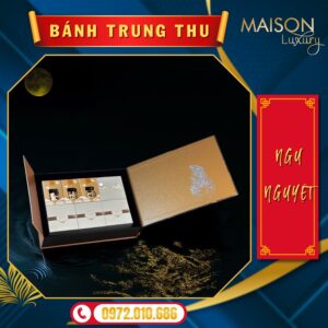 Hộp Bánh Trung Thu Maison Ngư Nguyệt- Bánh trung thu Doanh nghiệp