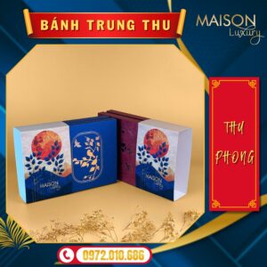Hộp Bánh Trung Thu Maison Thu Phong- Bánh trung thu tặng khách hàng