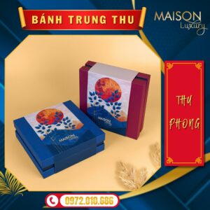 Hộp Bánh Trung Thu Maison Thu Phong- Bánh trung thu tặng khách hàng