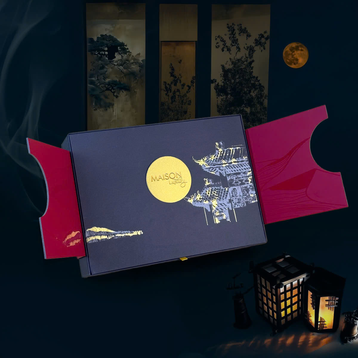 Hộp Bánh Trung Thu Cao Cấp Maison Trường An