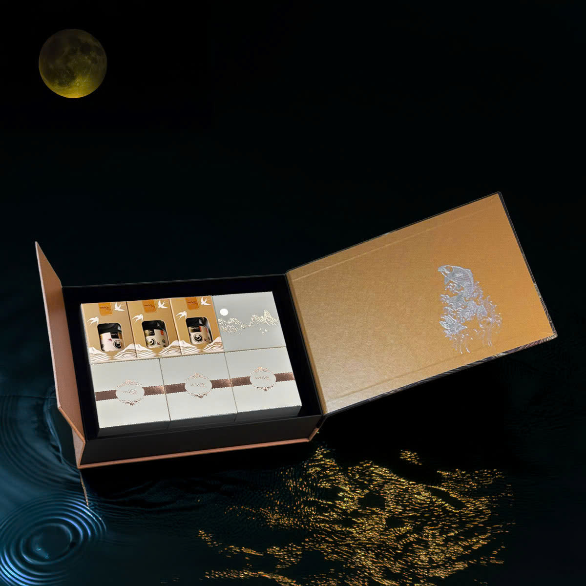 Hộp Bánh Trung Thu Maison Ngư Nguyệt- Bánh trung thu Doanh nghiệp