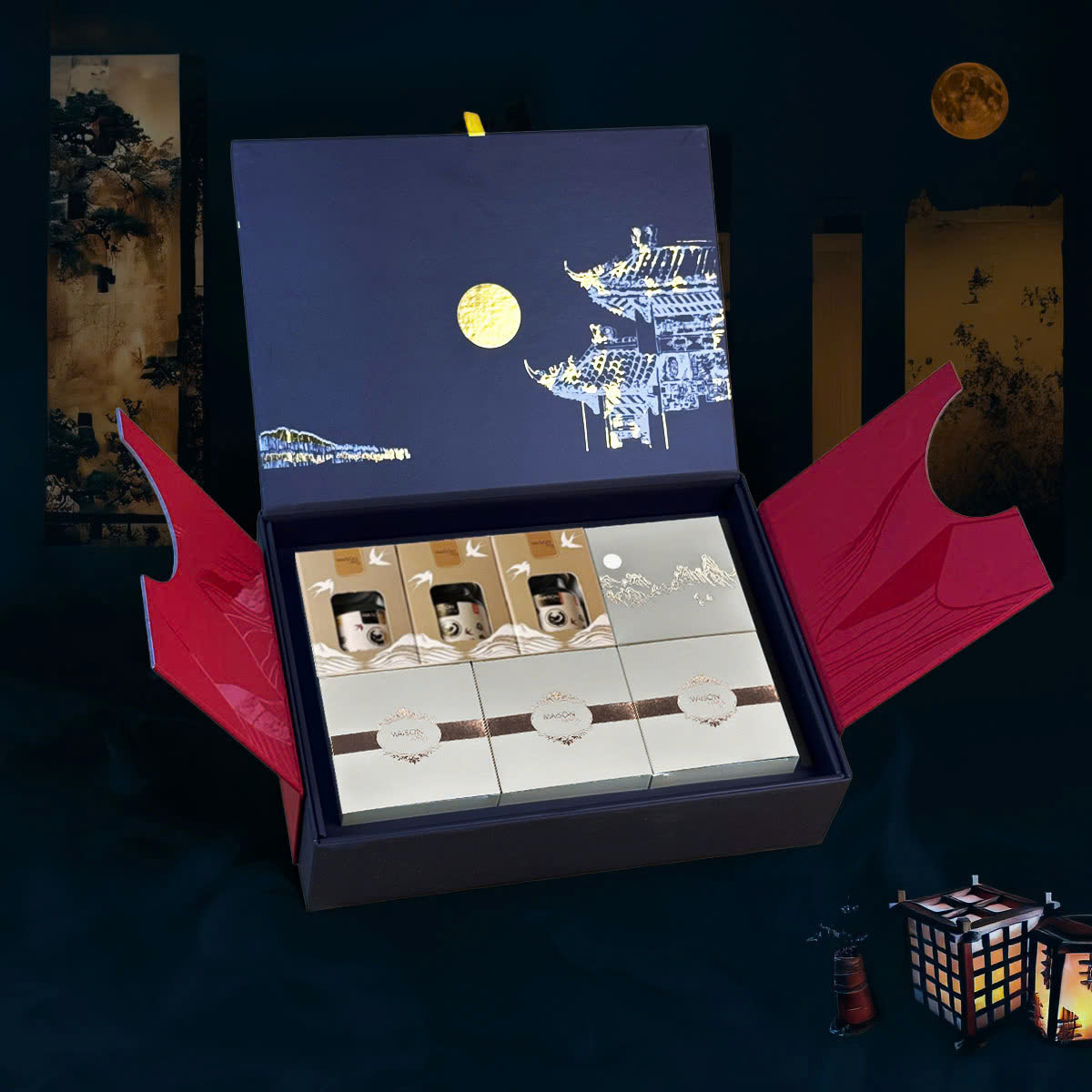 Hộp Bánh Trung Thu Cao Cấp Maison Trường An