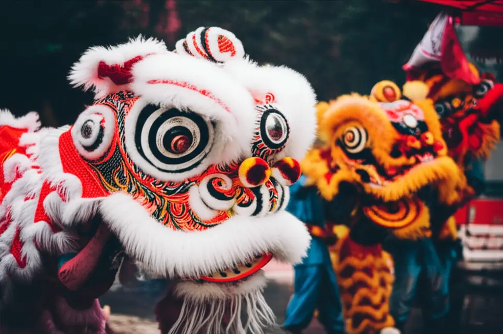 Nguồn gốc của múa lân, múa rồng từ Trung Quốc.
