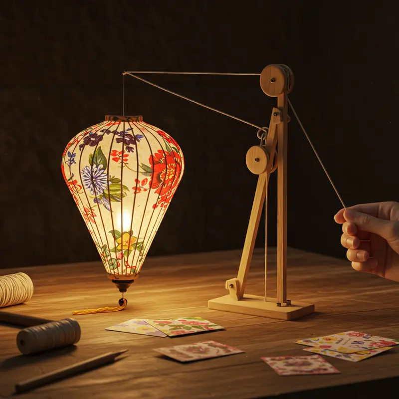 Nguyên liệu và dụng cụ cơ bản để làm đèn lồng truyền thống