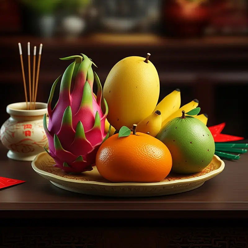 Nguồn gốc và ý nghĩa của mâm ngũ quả trong truyền thống Việt Nam.