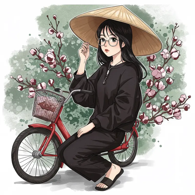 Trẻ em mặc áo dài truyền thống trong không khí lễ hội Trung Thu rực rỡ đèn lồng.