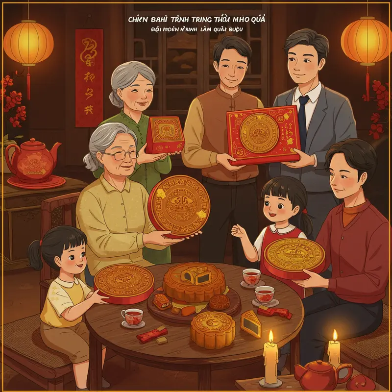 Các loại bánh Trung Thu truyền thống và hiện đại phổ biến trên thị trường.