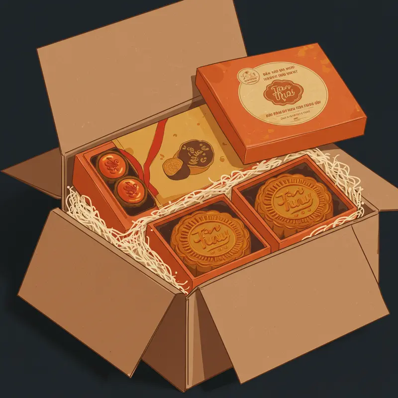 Các loại bánh Trung Thu truyền thống với đa dạng nhân và vỏ khác nhau.