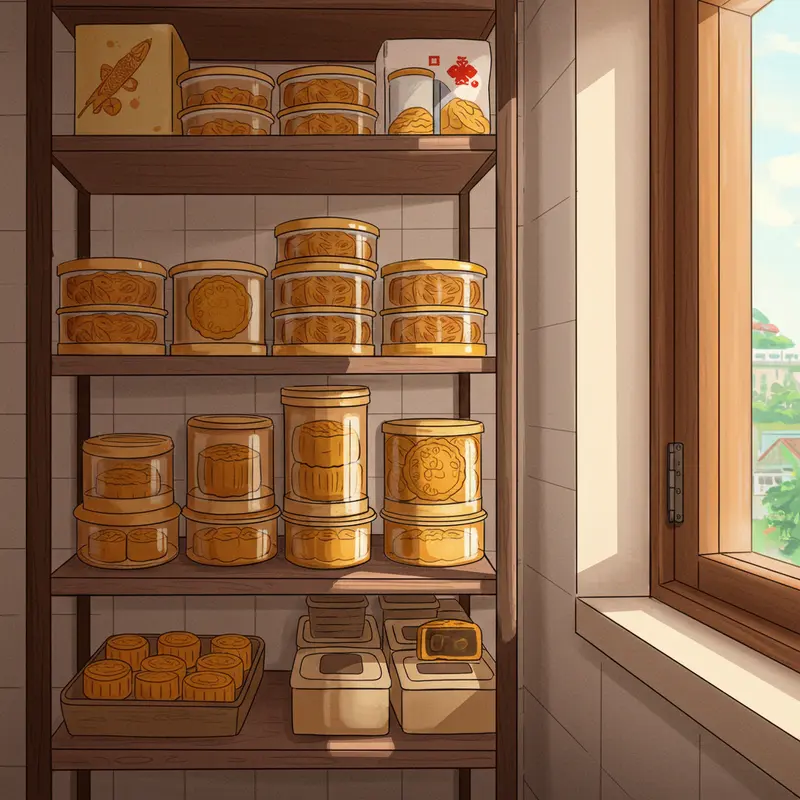 Các loại bánh Trung Thu truyền thống với đa dạng nhân và vỏ khác nhau.