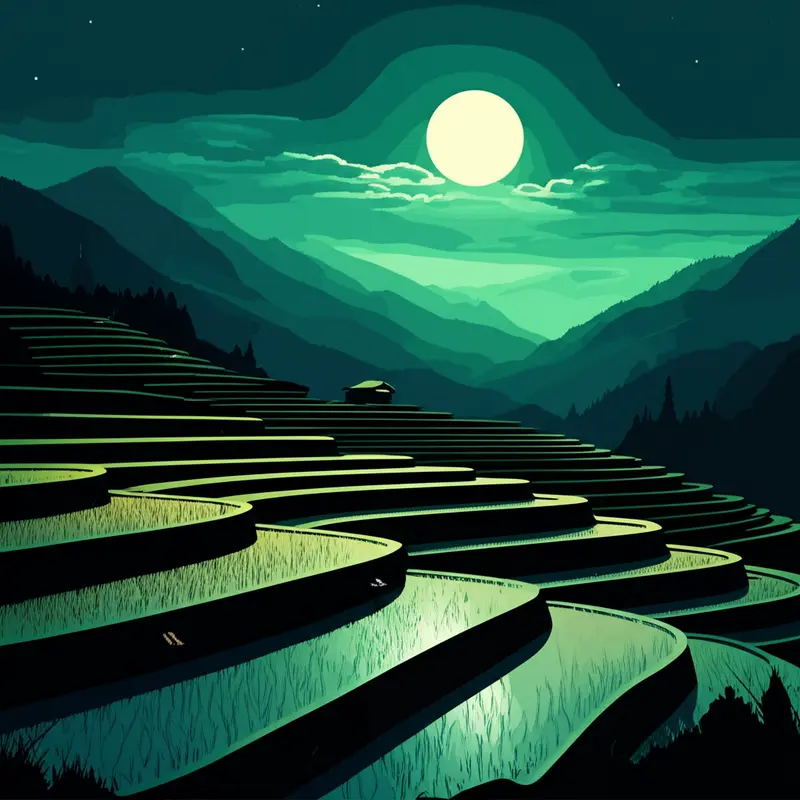 Hồ Gươm lung linh dưới ánh trăng rằm Trung Thu.