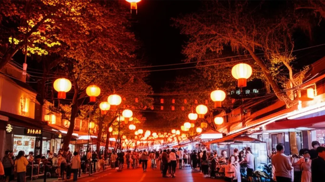 Lễ hội Tết Trung Thu truyền thống với không khí đầm ấm và vui tươi.