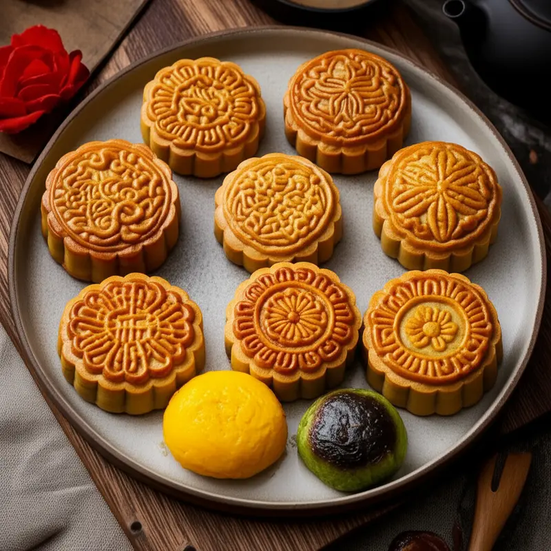 Trẻ em cầm lồng đèn trong lễ hội Tết Trung Thu.