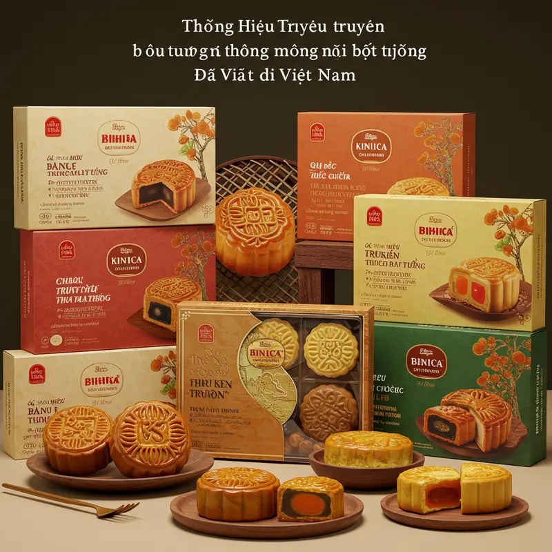 Không khí sum họp gia đình bên bánh Trung Thu truyền thống trong dịp Tết Trung Thu