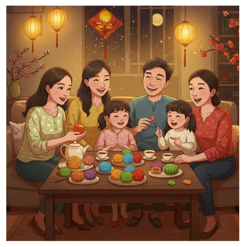 Nguyên liệu tươi ngon và an toàn chuẩn bị cho bánh Trung Thu mini.