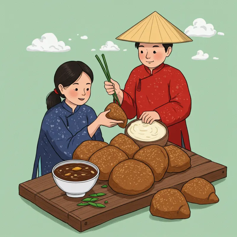 Mâm bánh Trung Thu kết hợp với các món ăn kèm truyền thống