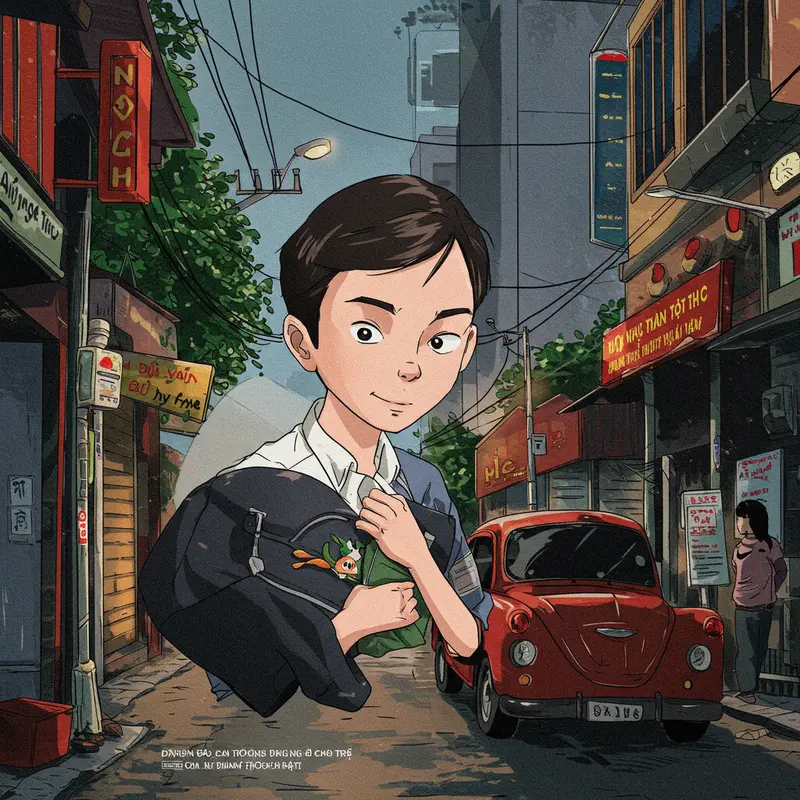 Nhóm trẻ em cầm đèn lồng giấy nhiều màu sắc và đồ chơi truyền thống vui vẻ trong đêm Trung Thu đầy ánh sáng.