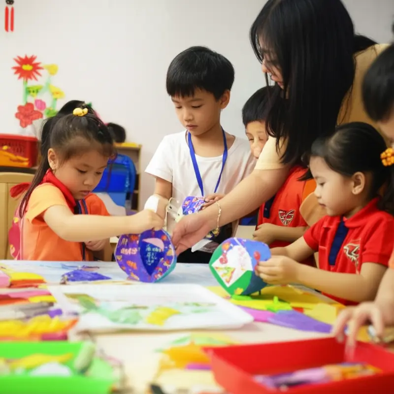 Lễ hội Tết Trung Thu truyền thống với không khí đầm ấm và vui tươi.