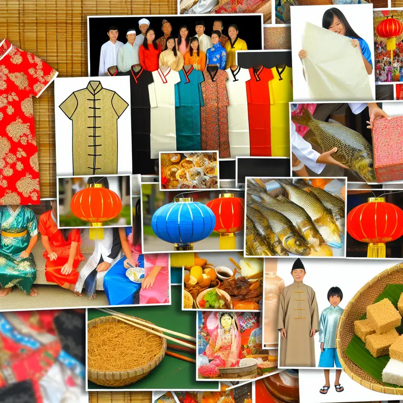 Gia đình Việt Nam bên bàn bánh Trung Thu và đèn lồng.