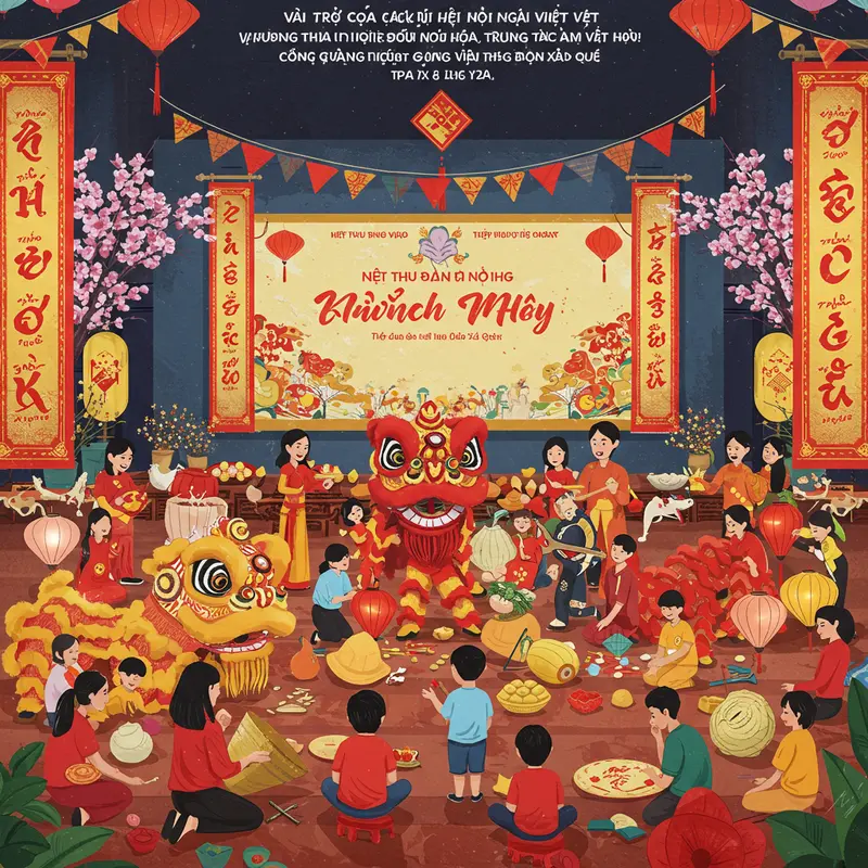 Gia đình người Việt ở nước ngoài quây quần đón Trung Thu ấm áp.