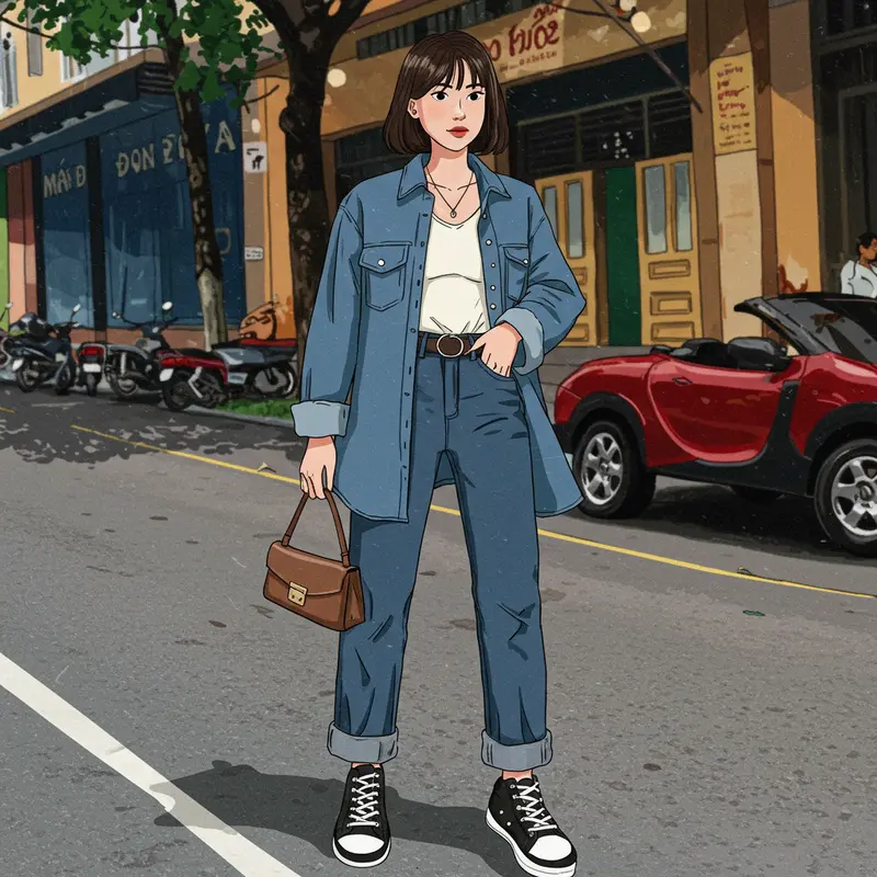 Trẻ em mặc áo dài truyền thống trong không khí lễ hội Trung Thu rực rỡ đèn lồng.