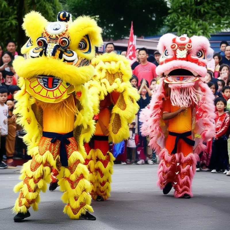 Nguồn gốc của múa lân, múa rồng từ Trung Quốc.