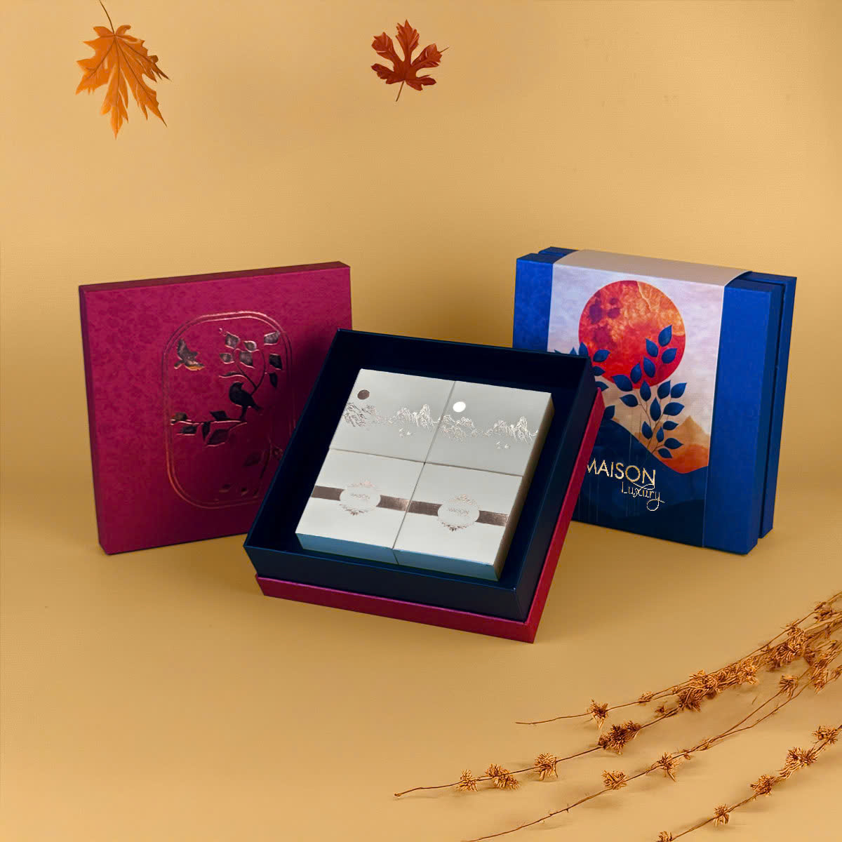 Hộp Bánh Trung Thu Maison - Bánh trung thu healthy