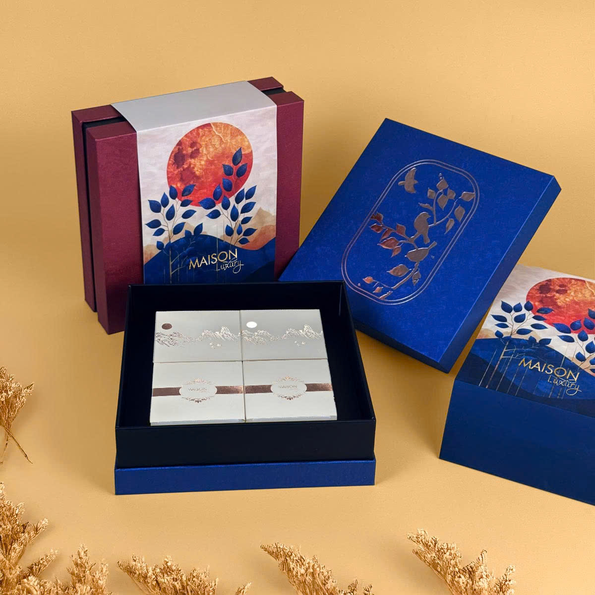 Hộp Bánh Trung Thu Maison - Bánh trung thu chay