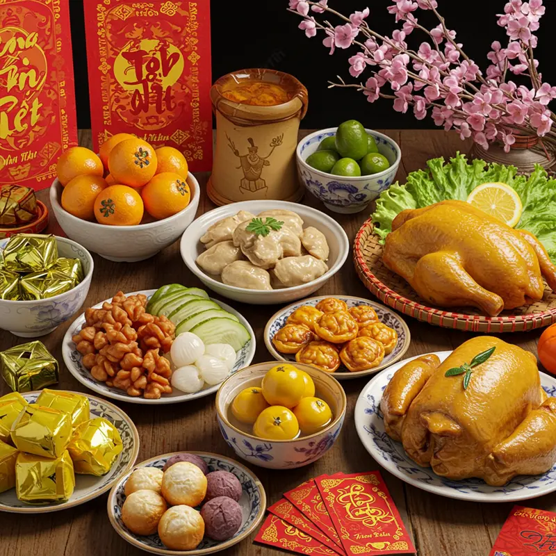 Ngôi làng Việt cổ đón xuân, lưu giữ lịch sử Tết Nguyên Đán.