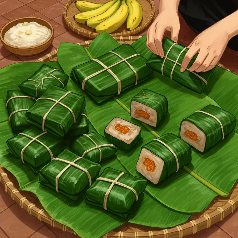 Gia đình Việt quây quần bên mâm cơm ngày Tết với đa dạng món ăn truyền thống.