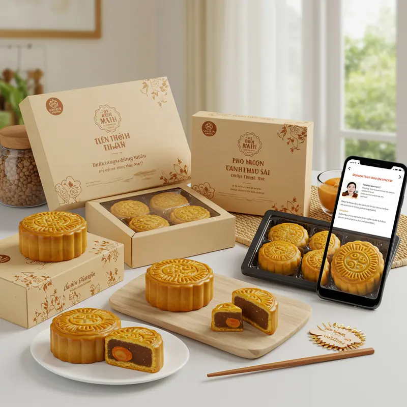 Người tiểu đường cẩn thận xem nhãn thành phần trước khi chọn bánh Trung Thu.